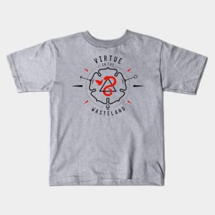 Virtue in the Wasteland Podcast Logo Kids T-Shirt